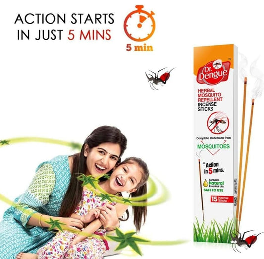 Dr. Dengue Herbal Mosquito Repellent Incense 15 Sticks